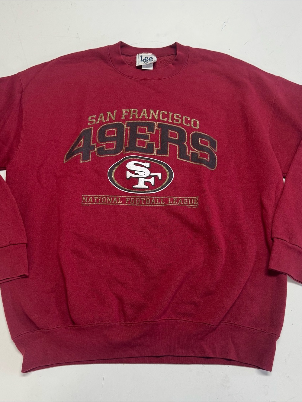 San Francisco 49ers Vintage Lee Sport Crewneck Sweatshirt Size XL Made in USA